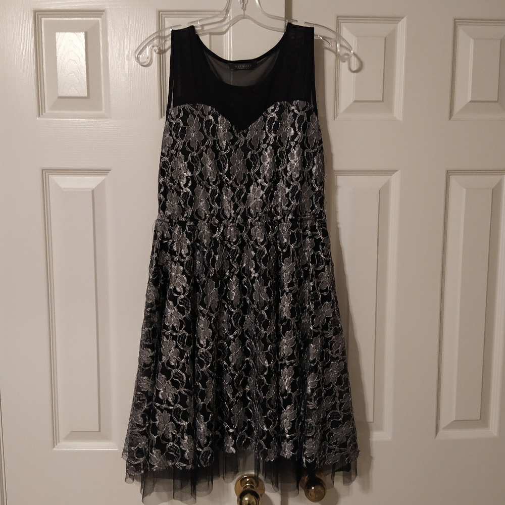 *SALE* Metallic Black Holiday Dress